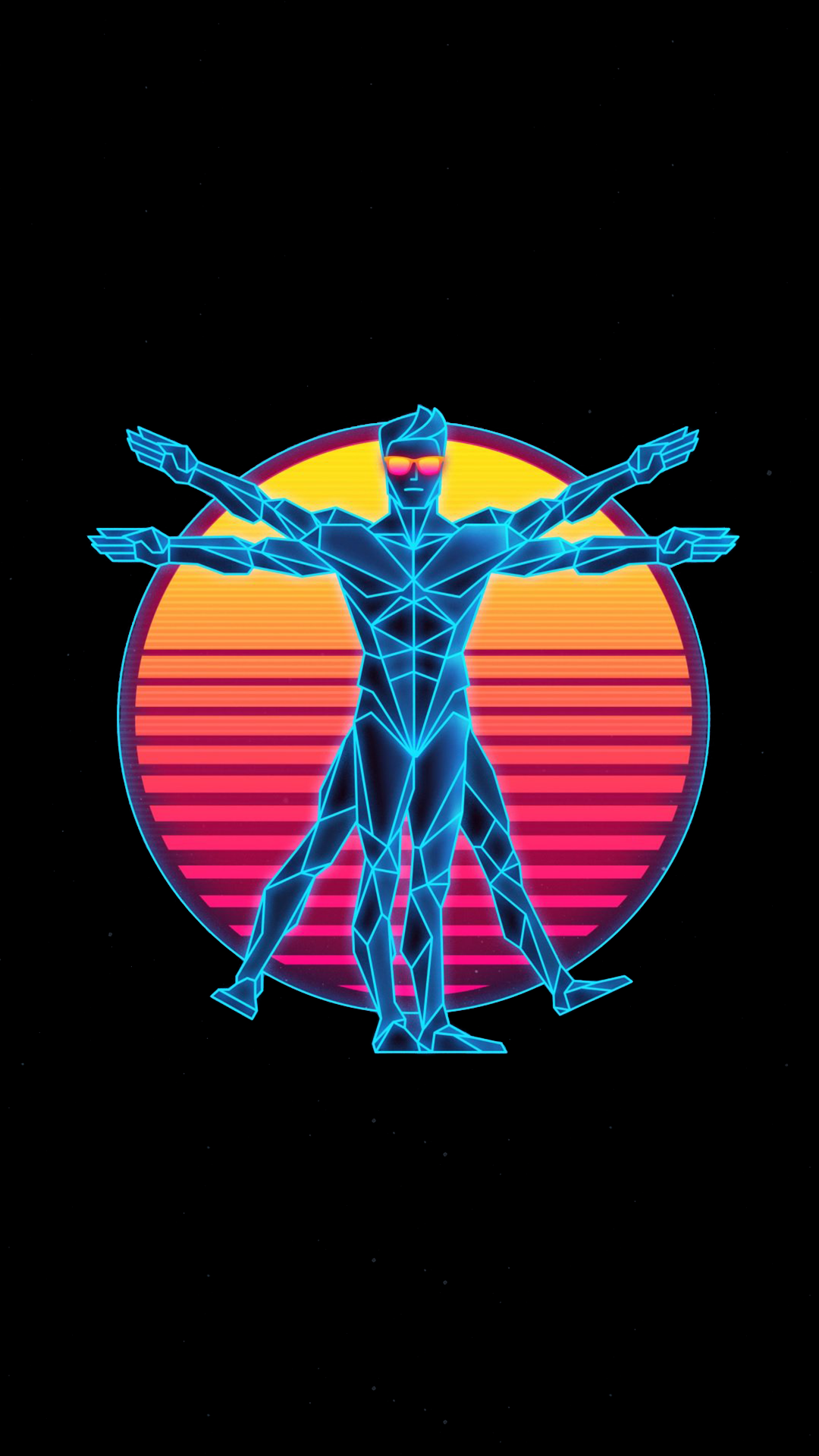 Vitruvian man [1080x1920]: MobileWallpaper