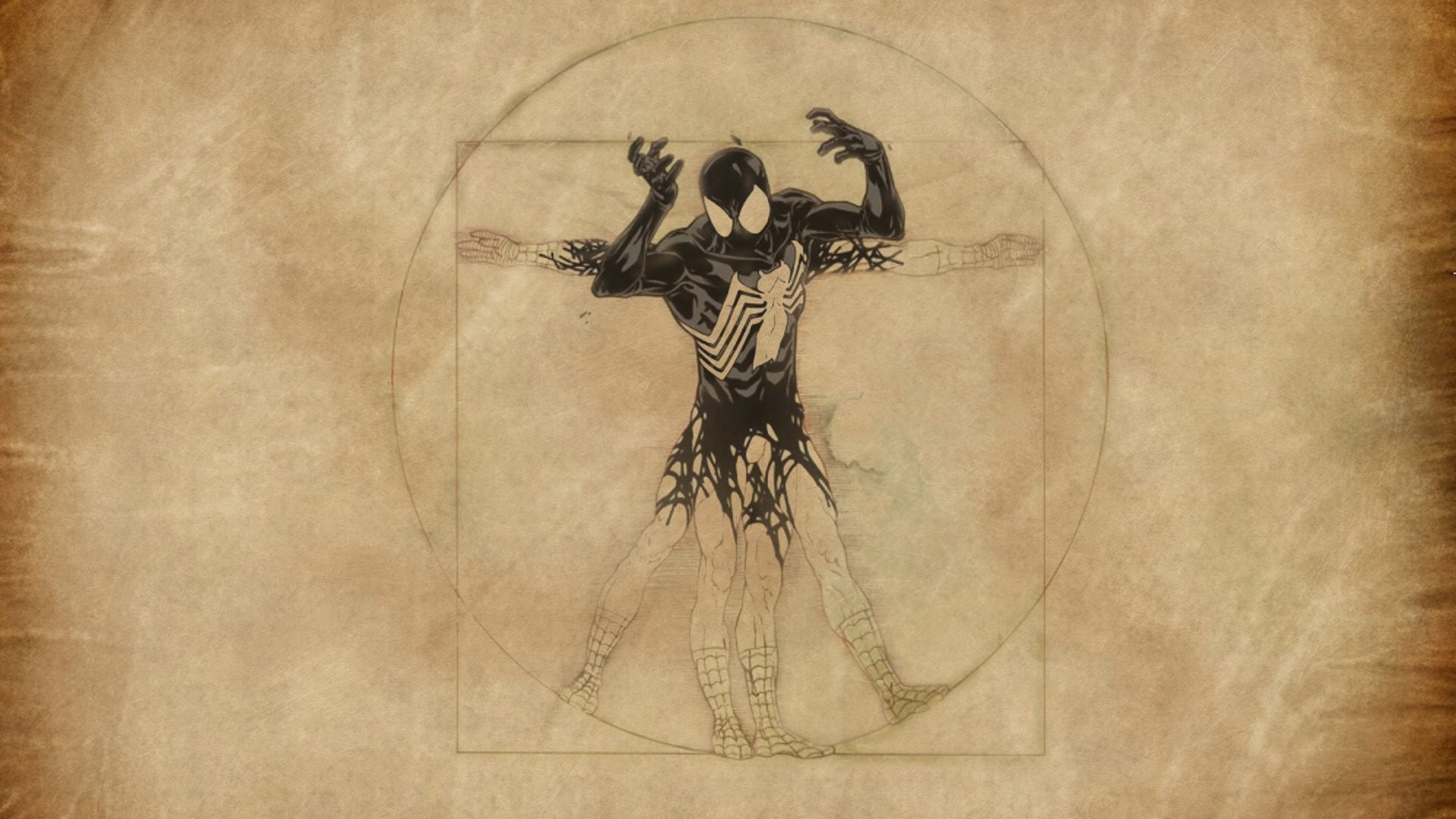 Vitruvian Man HD wallpaper, Background