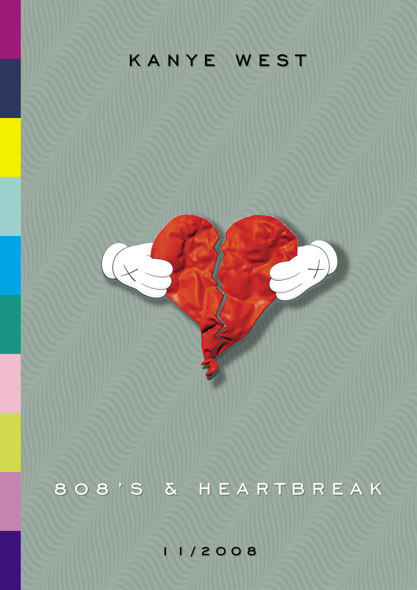 Kanye West 808's and Heartbreak Poster. Etsys & heartbreak, Heartbreak art, Heartbreak