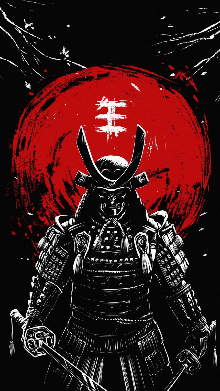 Ninja Samurai Wallpaper, iPhone Wallpaper