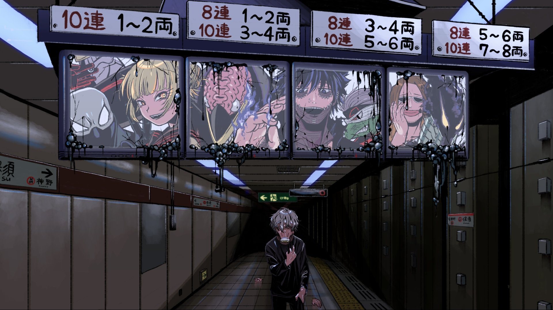 Tomura Shigaraki, Himiko Toga and Dabi (Boku No Hero Academia) 4k Ultra HD Wallpaper