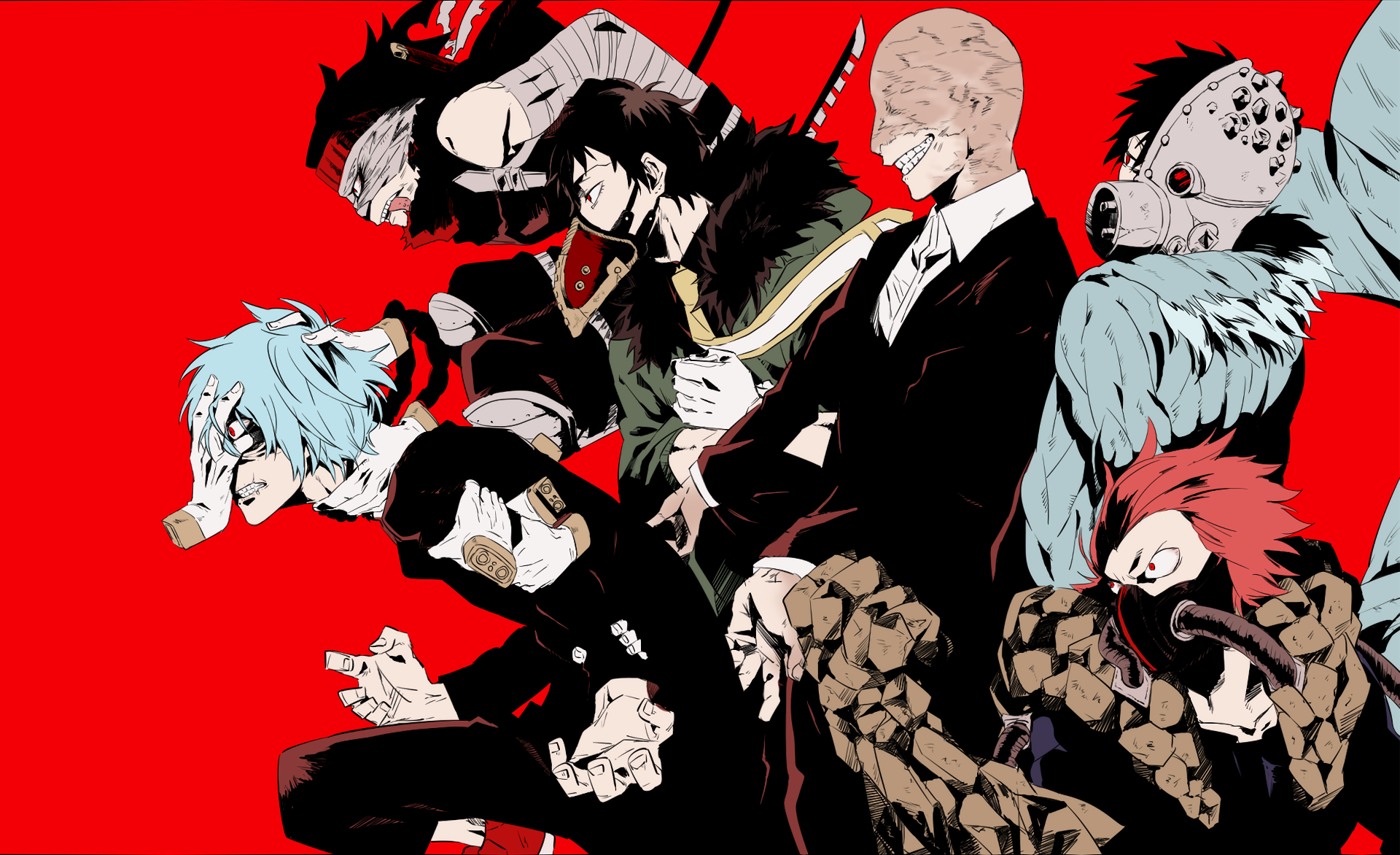 Wallpaper, Boku no Hero Academia, Shigaraki Tomura, Kurogiri 1920x1172