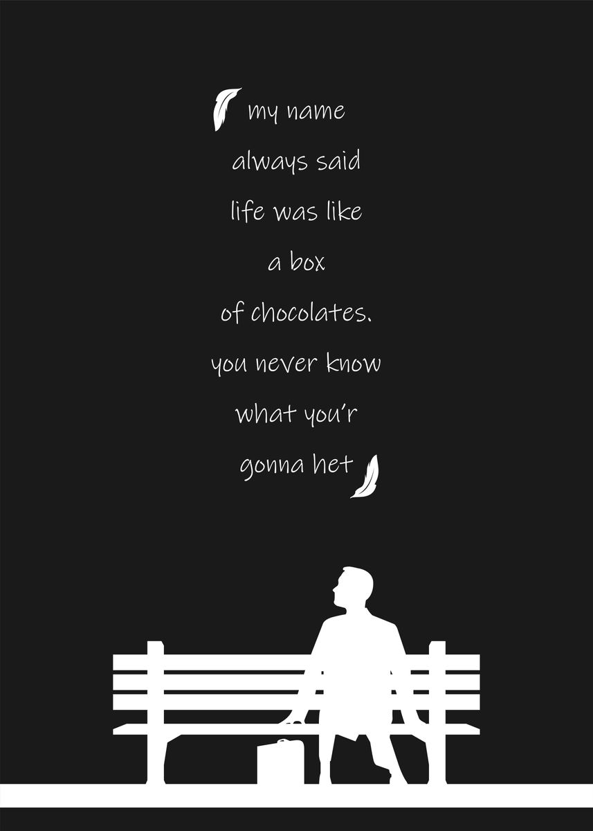 Forrest Gump Quotes' Poster