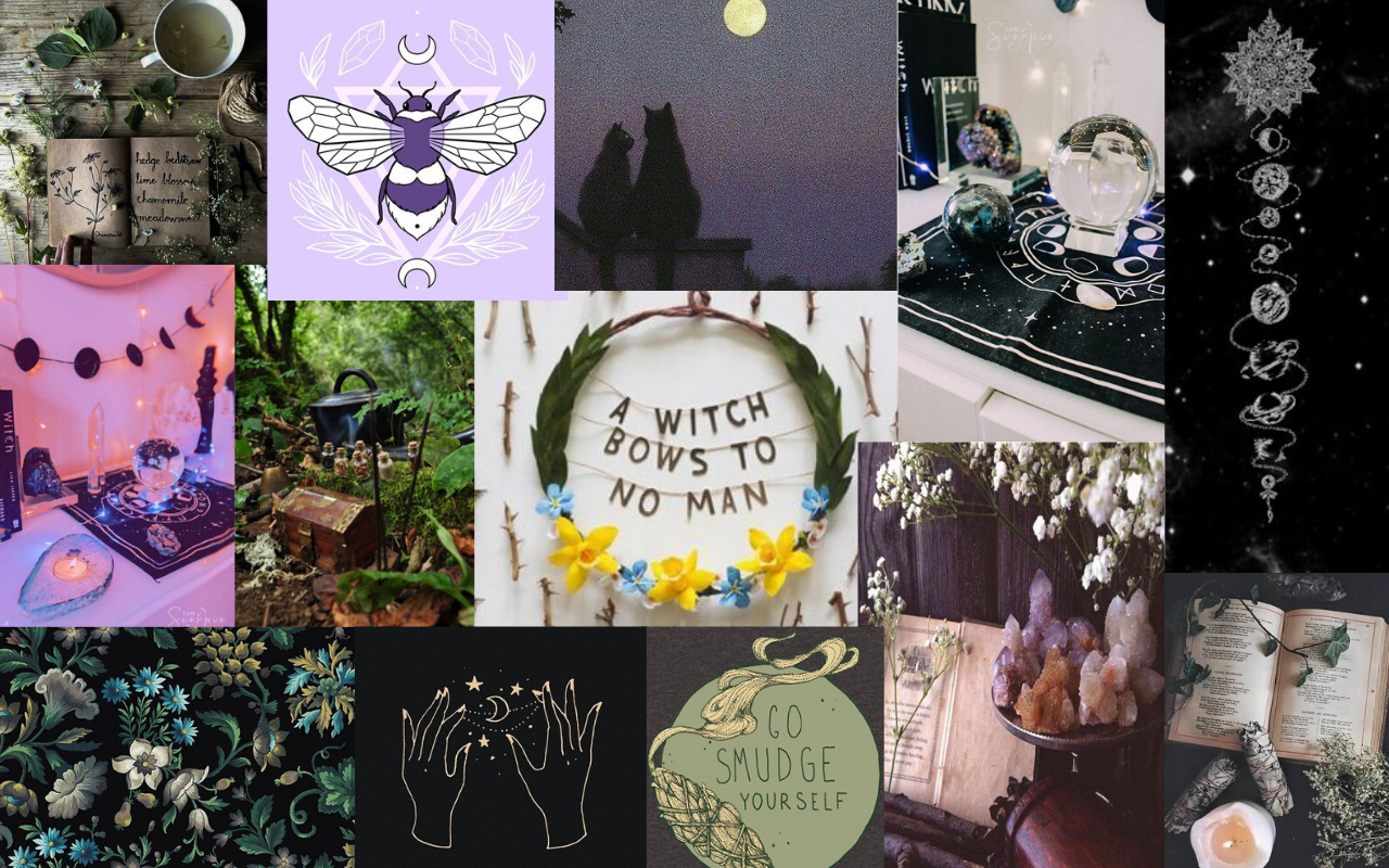 Discover more than 62 witchy vibes witch aesthetic desktop wallpaper ...