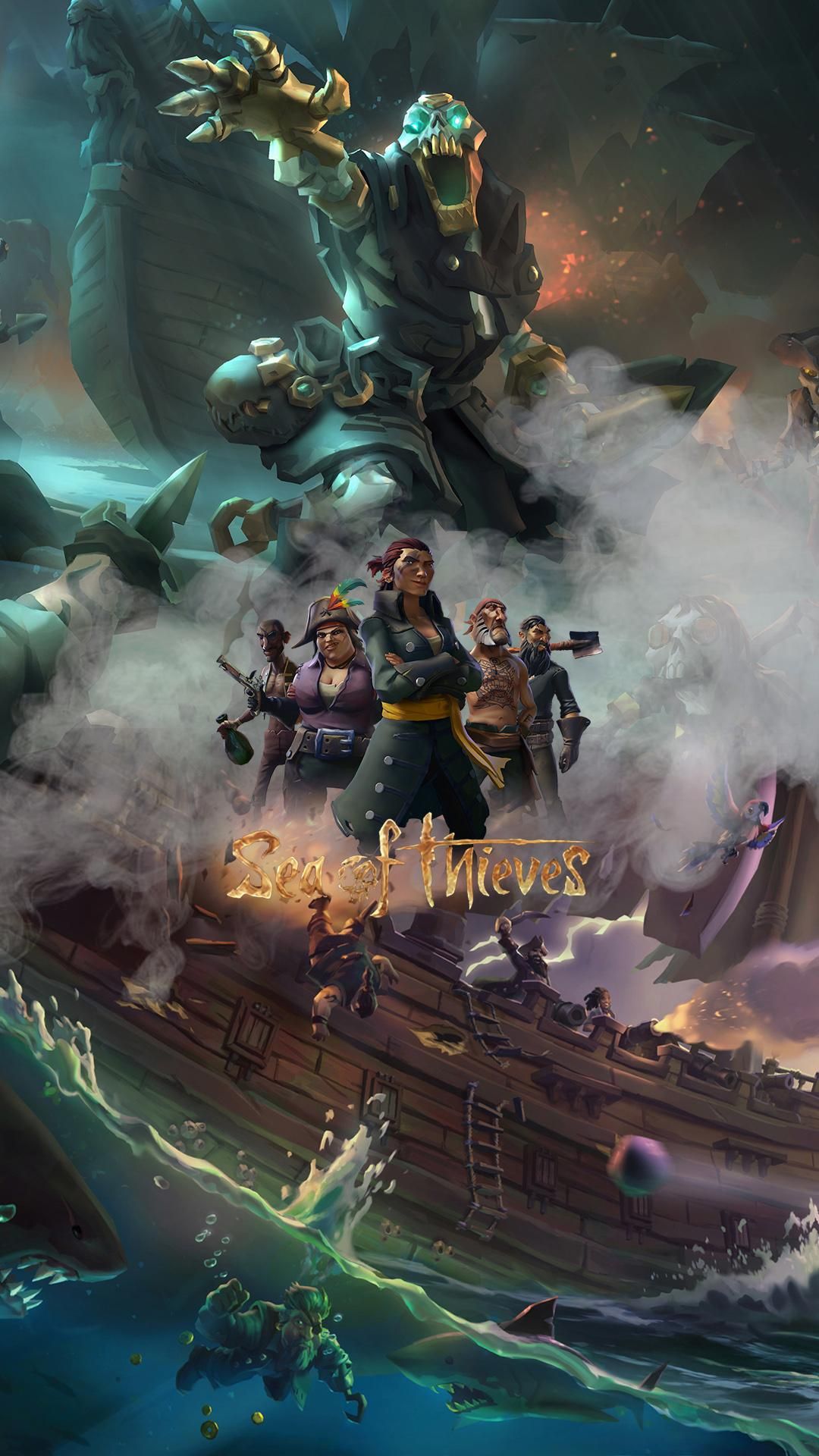 Sea Of Thieves Phone Wallpaper, Free Stock Wallpaper / iPhone HD Wallpaper Background Download HD Wallpaper (Desktop Background / Android / iPhone) (1080p, 4k) (1080x1920)