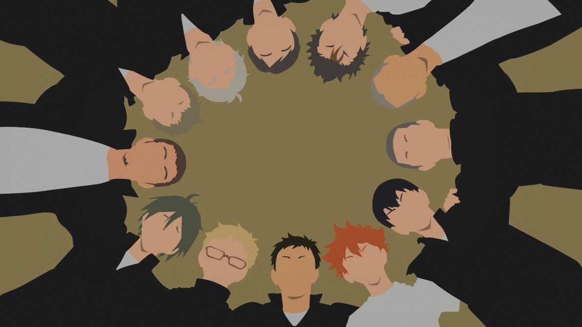 Haikyuu! Team (2nd color) by julz314. Haikyuu wallpaper, Haikyuu anime, Anime canvas