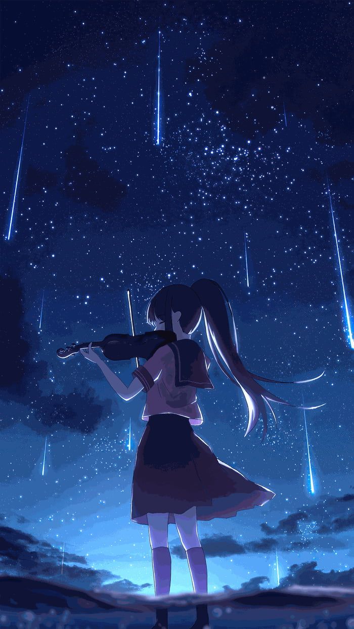 Star Fall Recital. Cute anime wallpaper, Sky anime, Cool anime picture