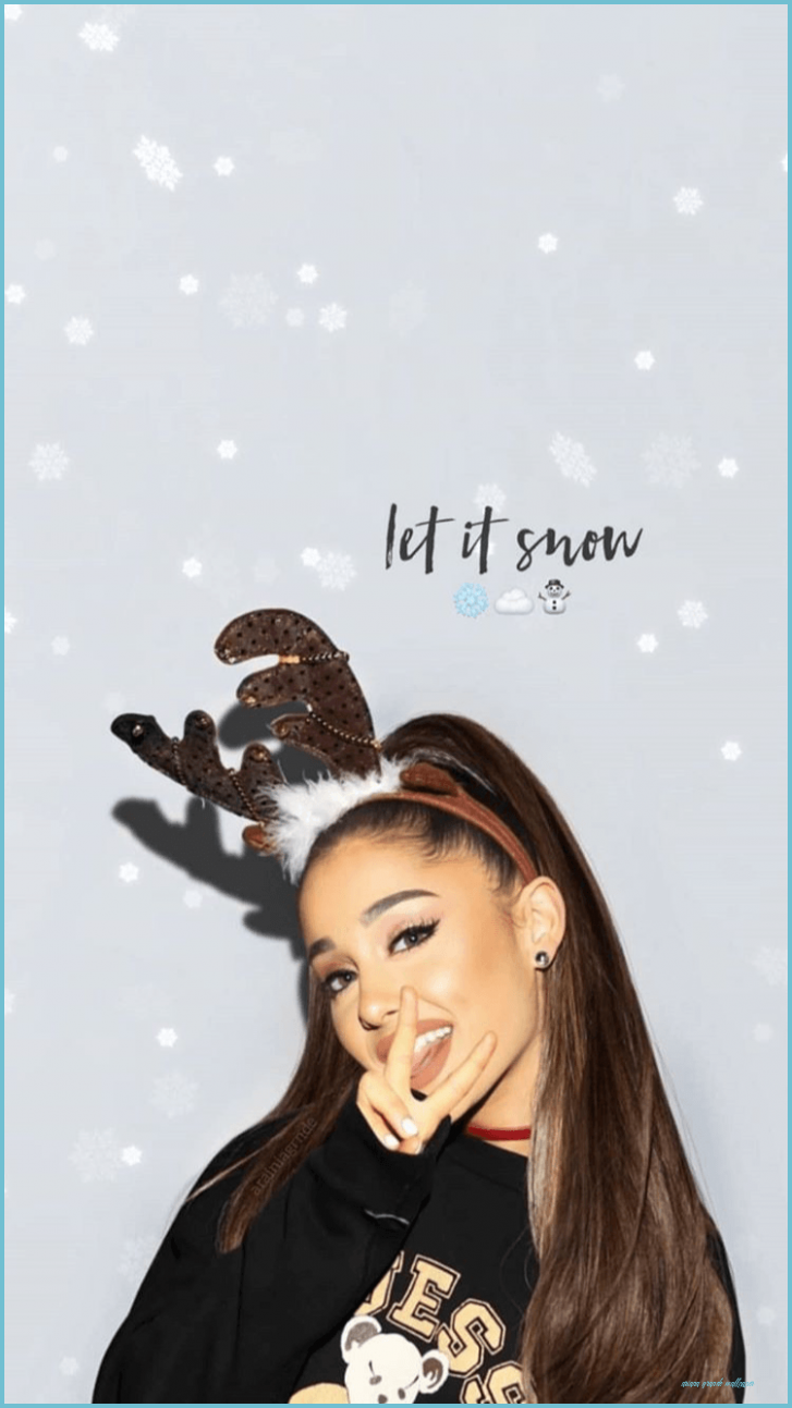 Ariana Grande Christmas HD Wallpaper Grande Wallpaper