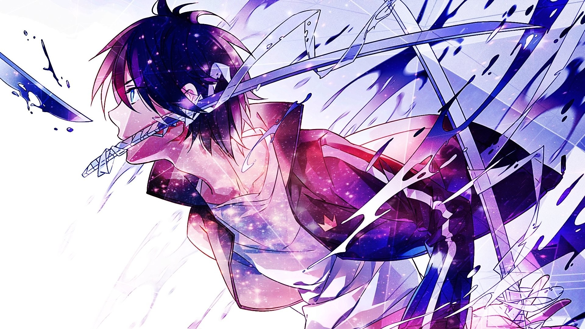 collection image wallpaper: Purple Anime Background 1920x1080. Anime background, Anime wallpaper 1920x Yato noragami