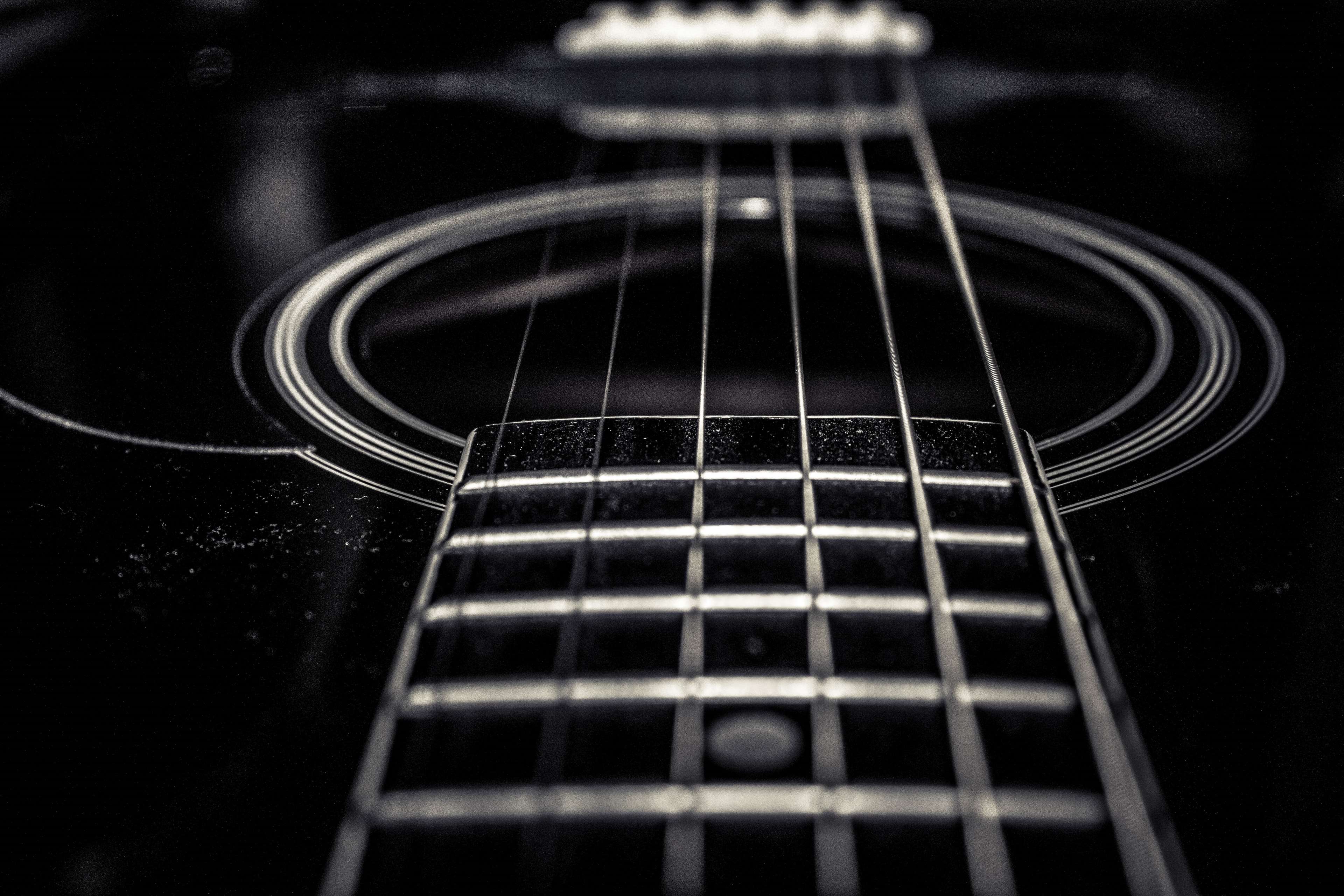 Black Guitar 4k Wallpapers Wallpaper Cave
