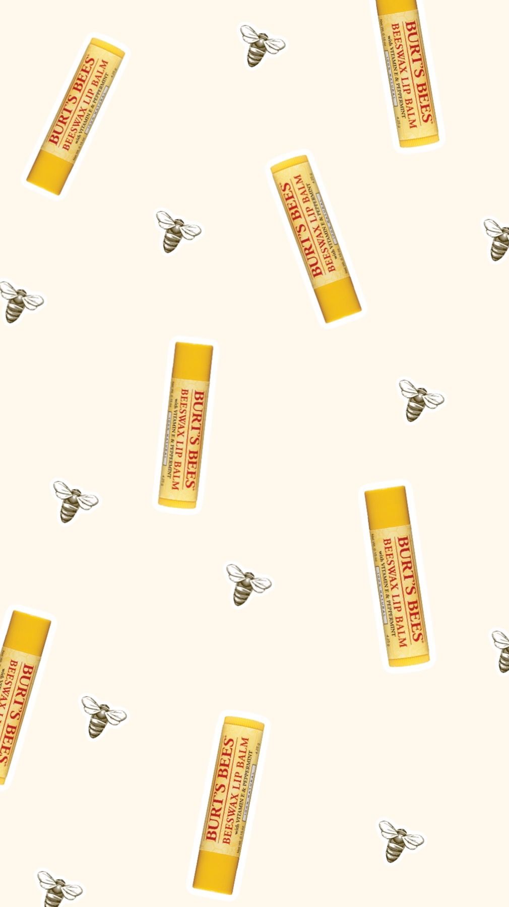 Burt's bees lip balm iPhone wallpaper