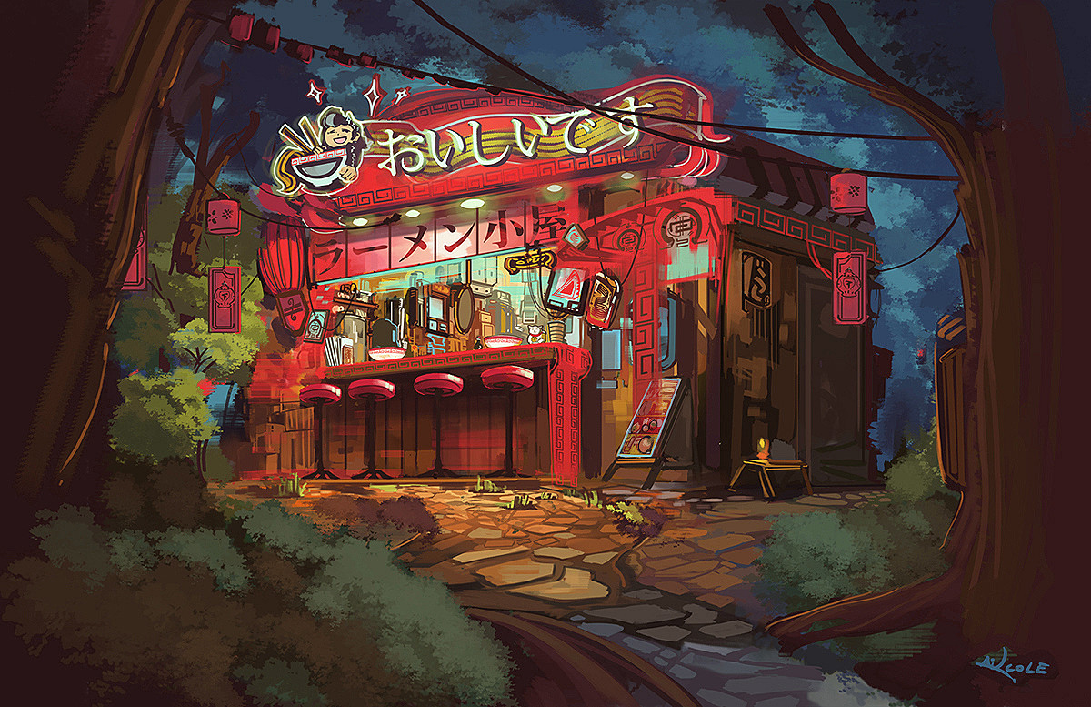 Ramen Shop Wallpapers Wallpaper Cave