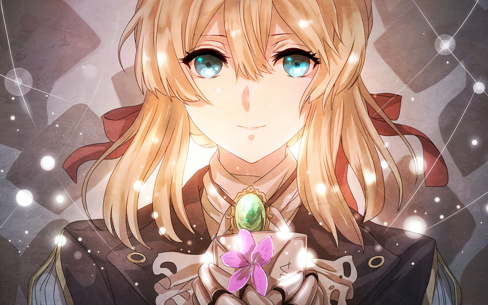 Download 1680x1050 wallpaper blonde and beautiful, anime, violet evergarden, widescreen 16: widescreen, 1680x1050 HD image, background, 5066
