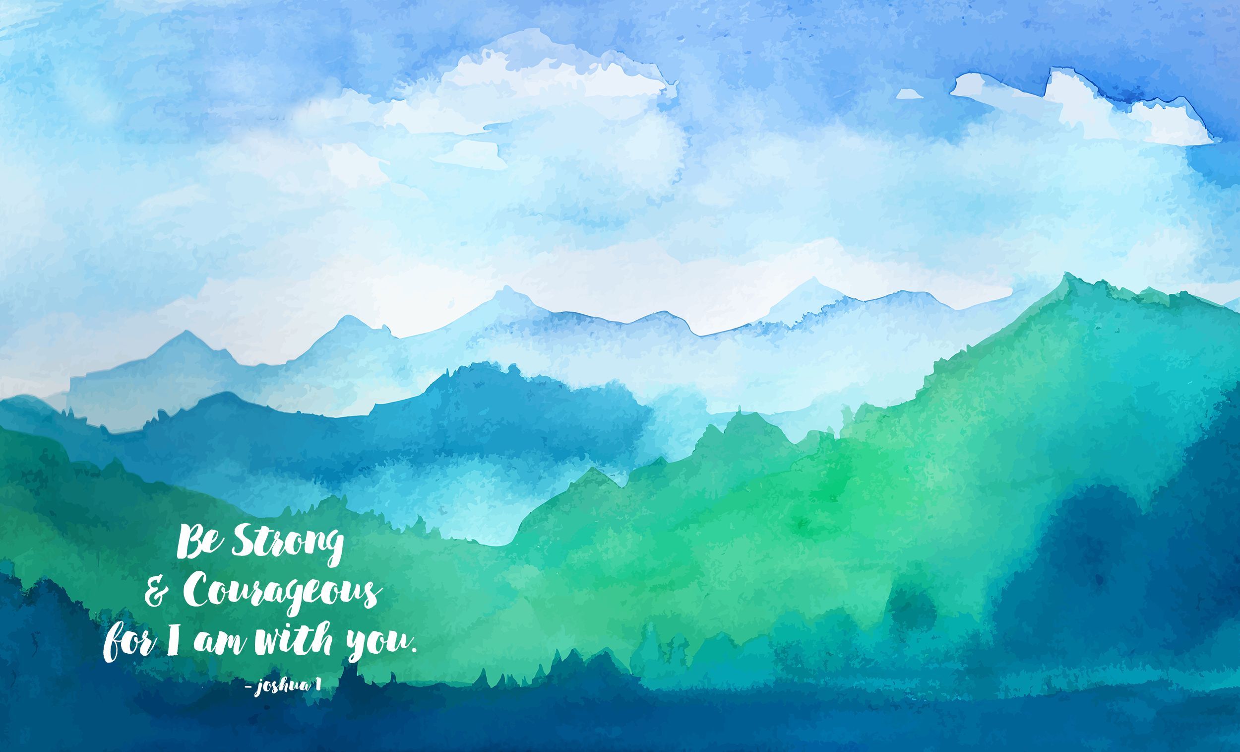 Watercolor Landscape Wallpaper Free Watercolor Landscape Background