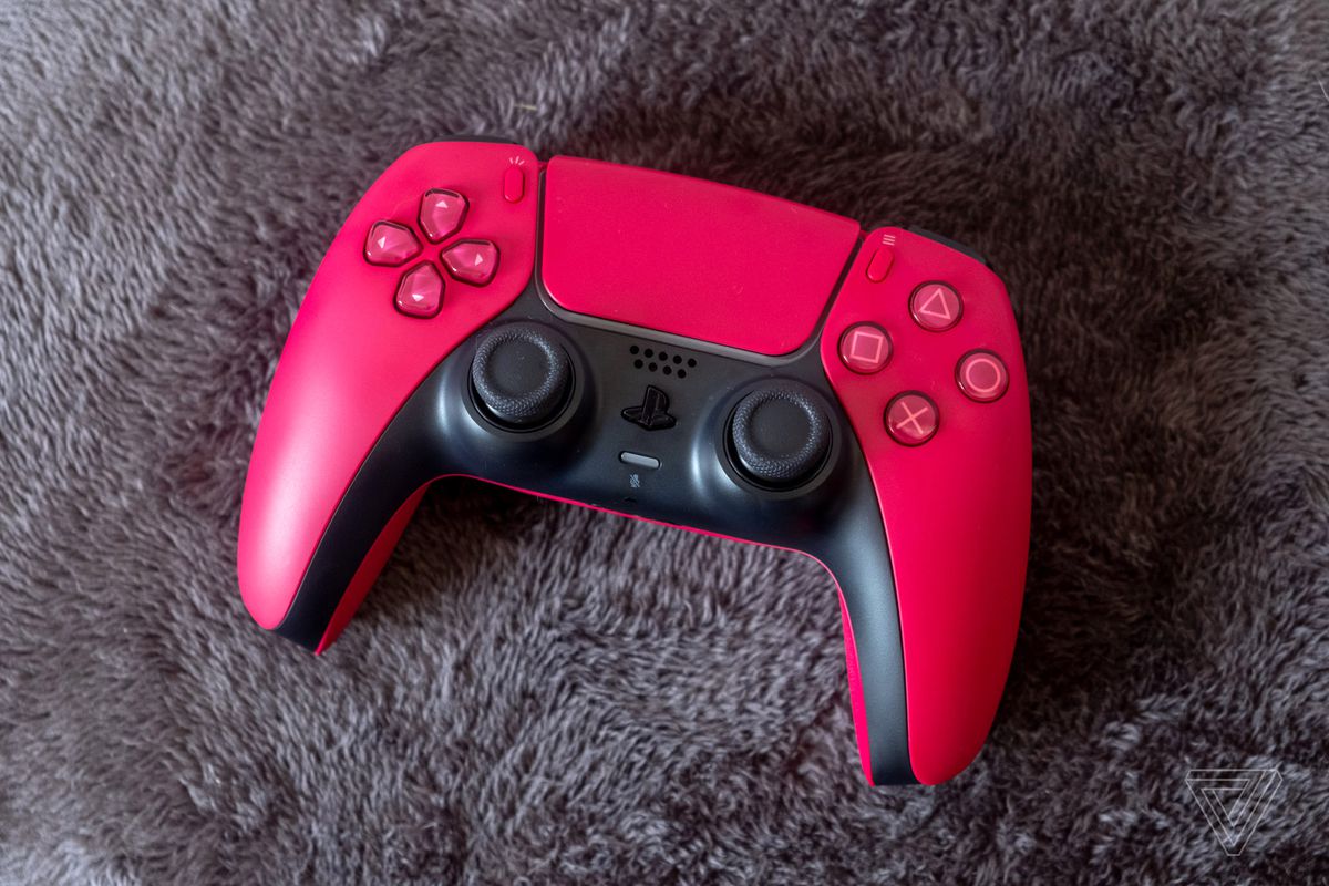 The red PS5 controller is a different red to the red Xbox Series X controller