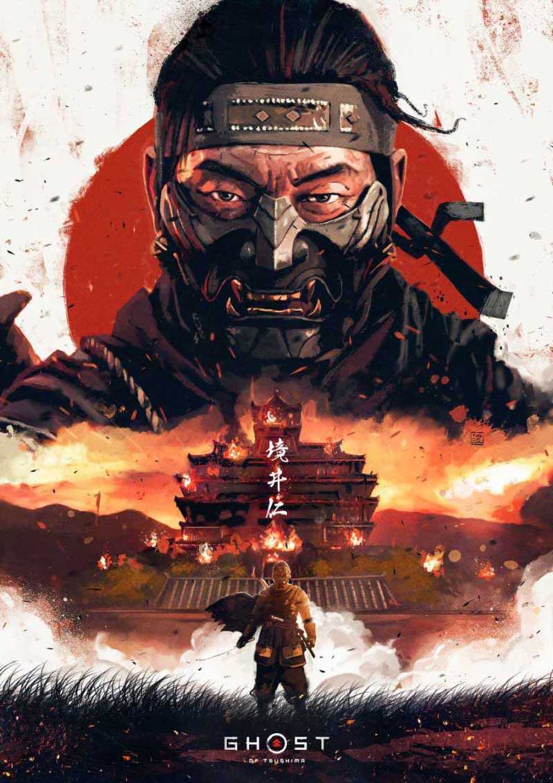 Ghost of Tsushima Background Free HD Wallpaper