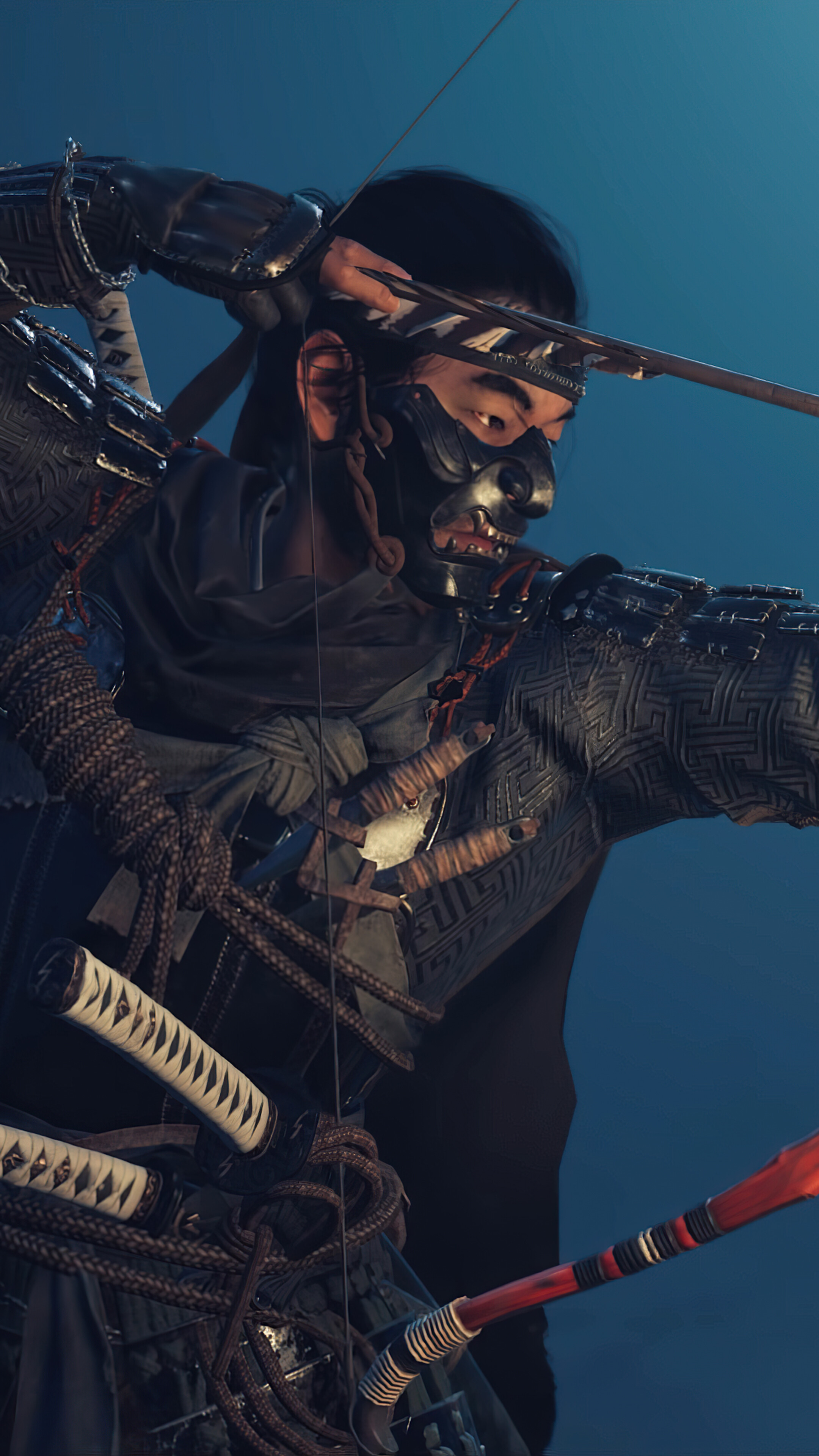 Ghost of Tsushima, Samurai, Archer, 4K phone HD Wallpaper, Image, Background, Photo and Picture. Mocah HD Wallpaper