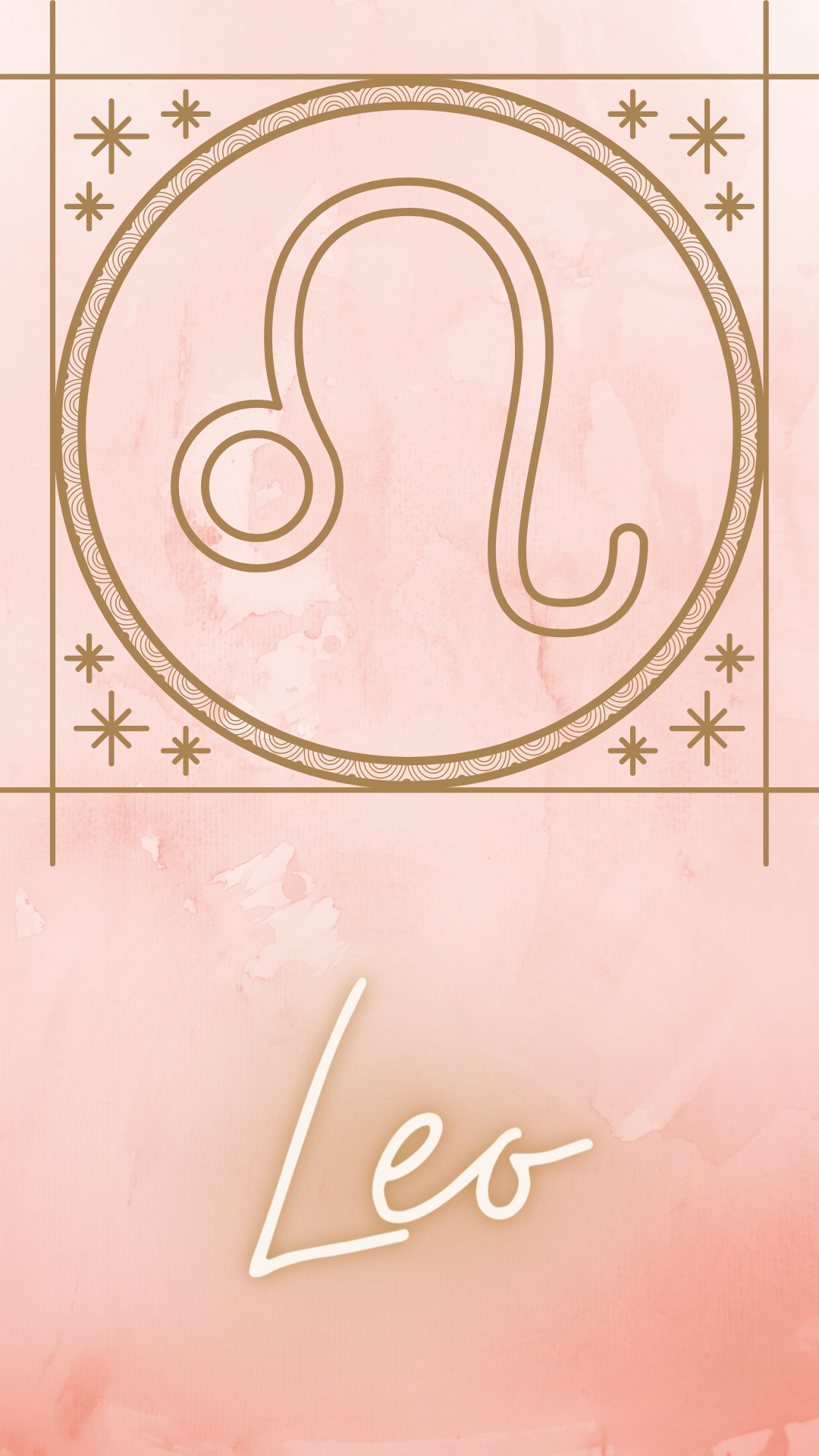 Leo zodiac wallpaper aesthetic, Leo zodiac