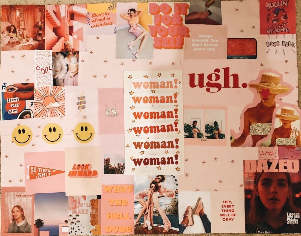 Aesthetic Laptop Collage Wallpaper Free Aesthetic Laptop Collage Background