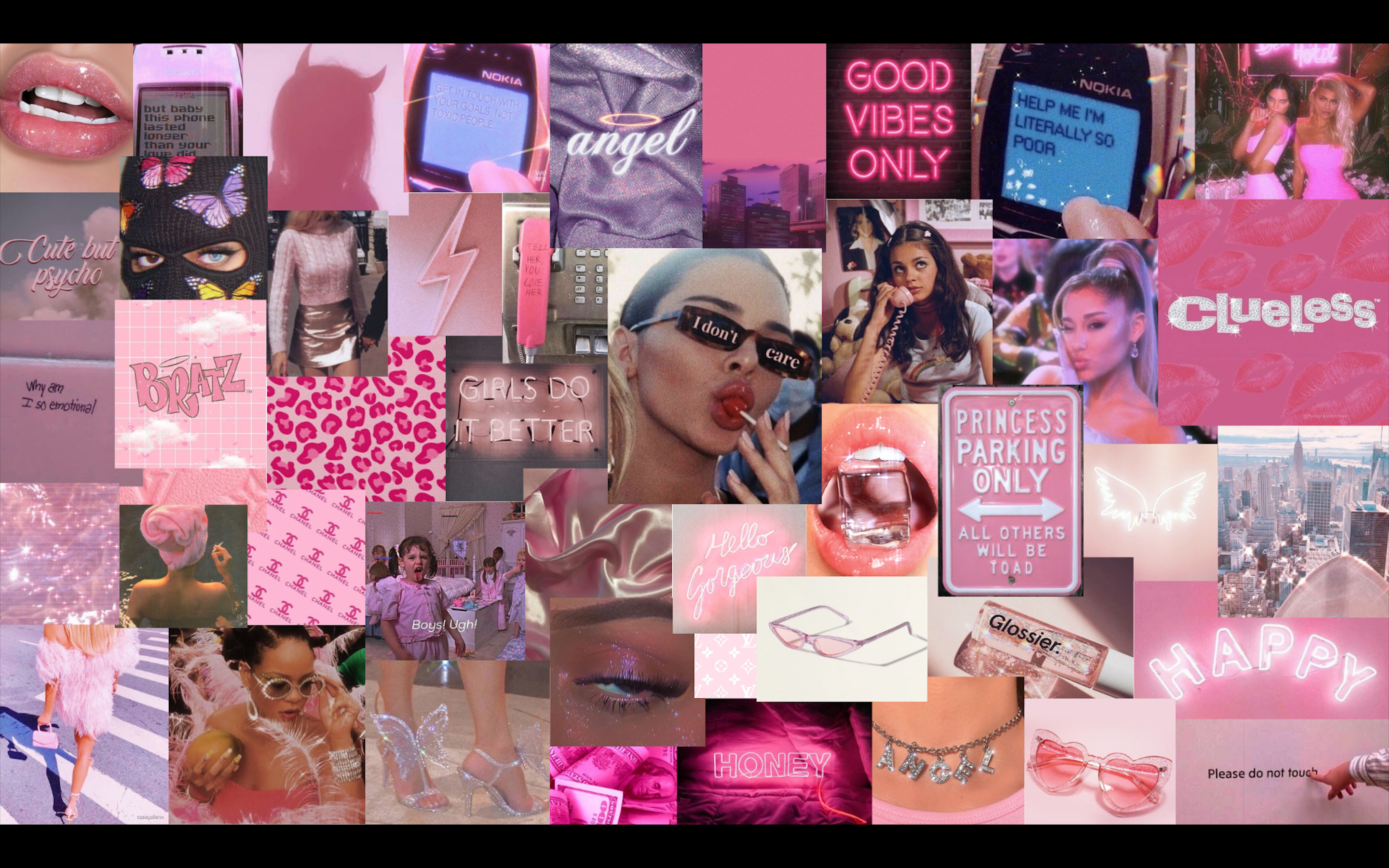 pink aesthetic vintage grunge collage MacBook wallpaper. Macbook wallpaper, Purple wallpaper iphone, Pink aesthetic