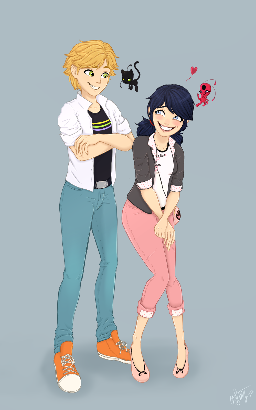 Adrian and Marinette. Miraculous. Miraculous ladybug kiss, Miraculous ladybug anime, Miraculous ladybug funny