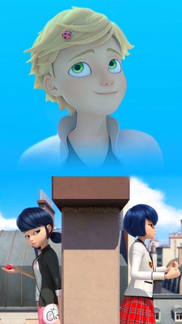 Marinette And Adrien Anime Wallpapers - Wallpaper Cave