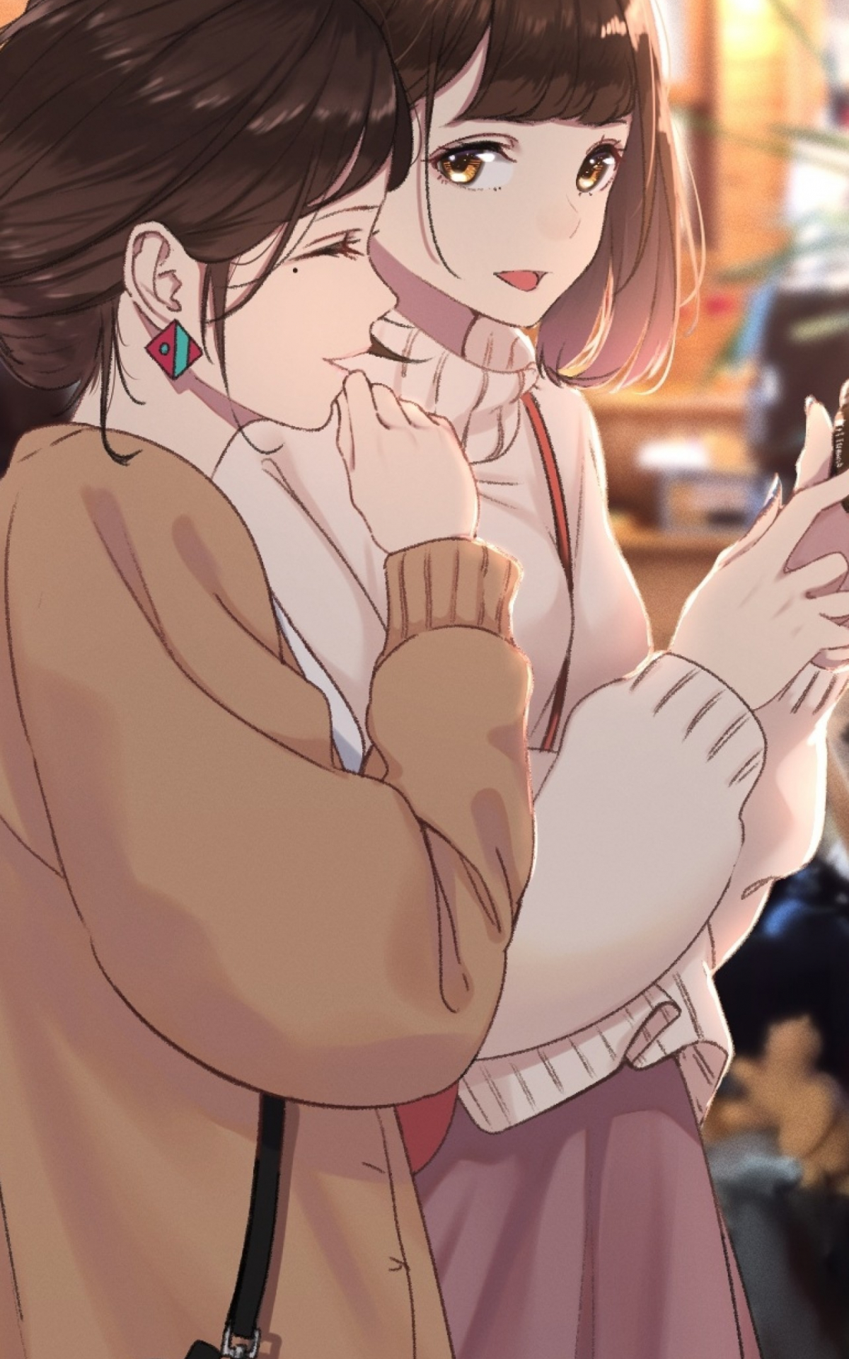 Free download Download 1284x2778 Pretty Anime Girls Cafe Friends Slice Of [1284x2778] for your Desktop, Mobile & Tablet. Explore 1284x2778 Wallpaper