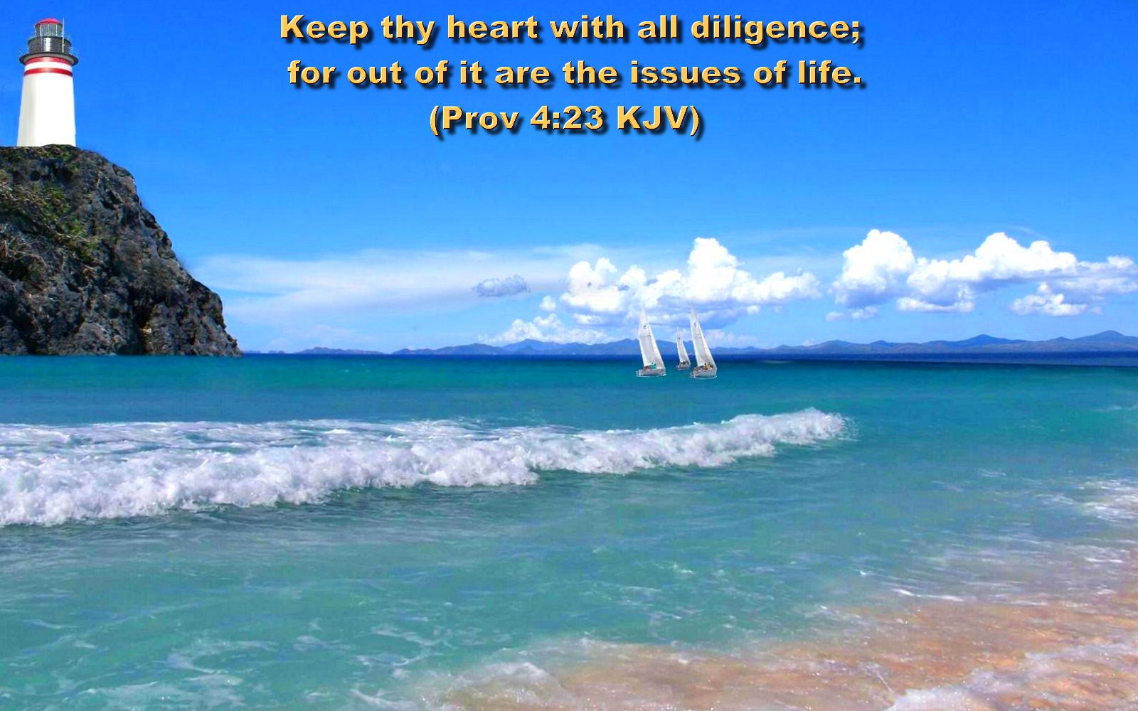 Desktop wallpaper with positive quotes and a beach background 49 bible verses for encouragement wallpaper on wallpaperafari