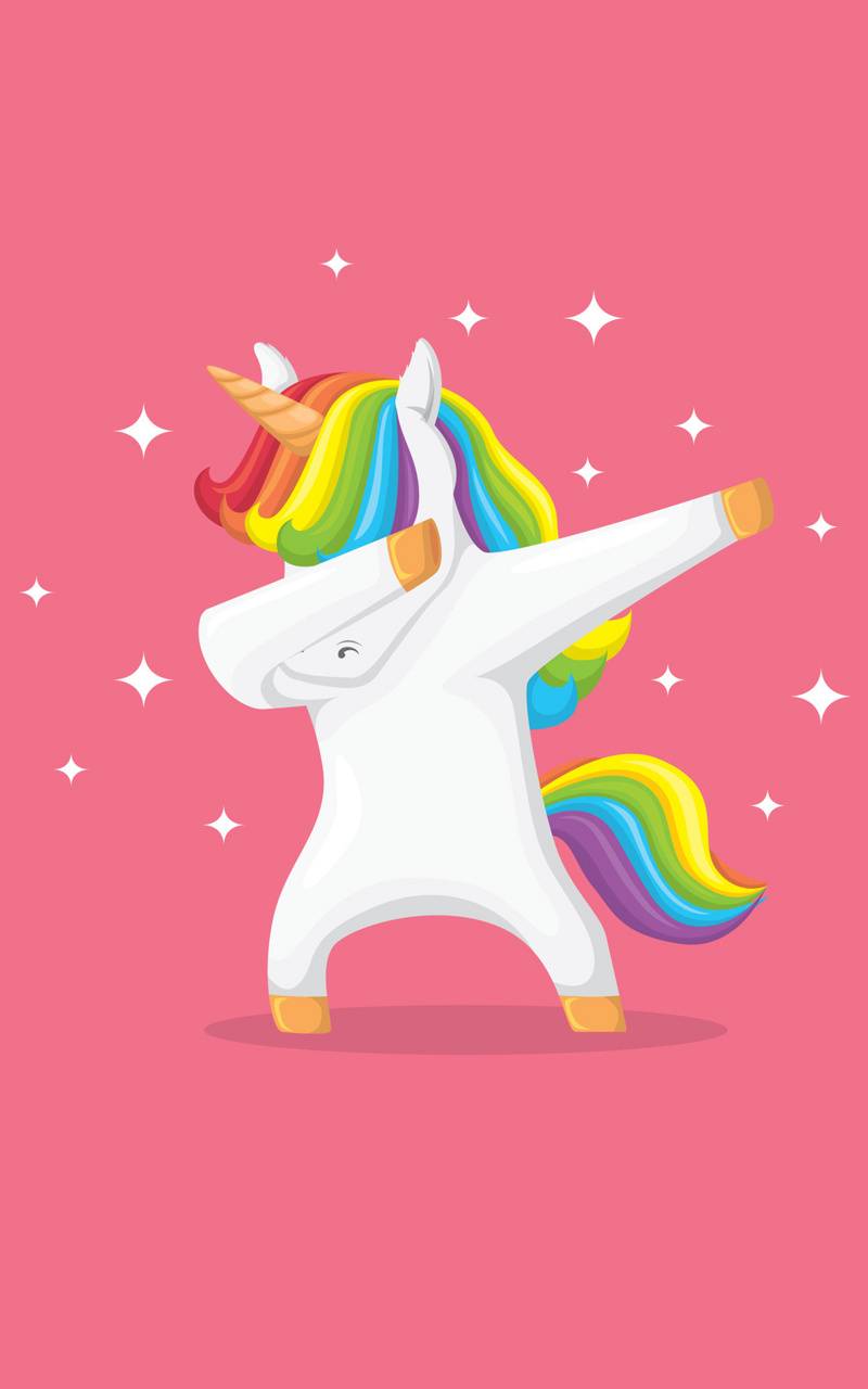 Download Rainbow Unicorn HD Wallpaper and Background