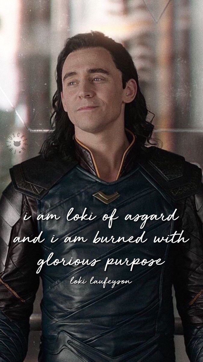 Loki's really handsome