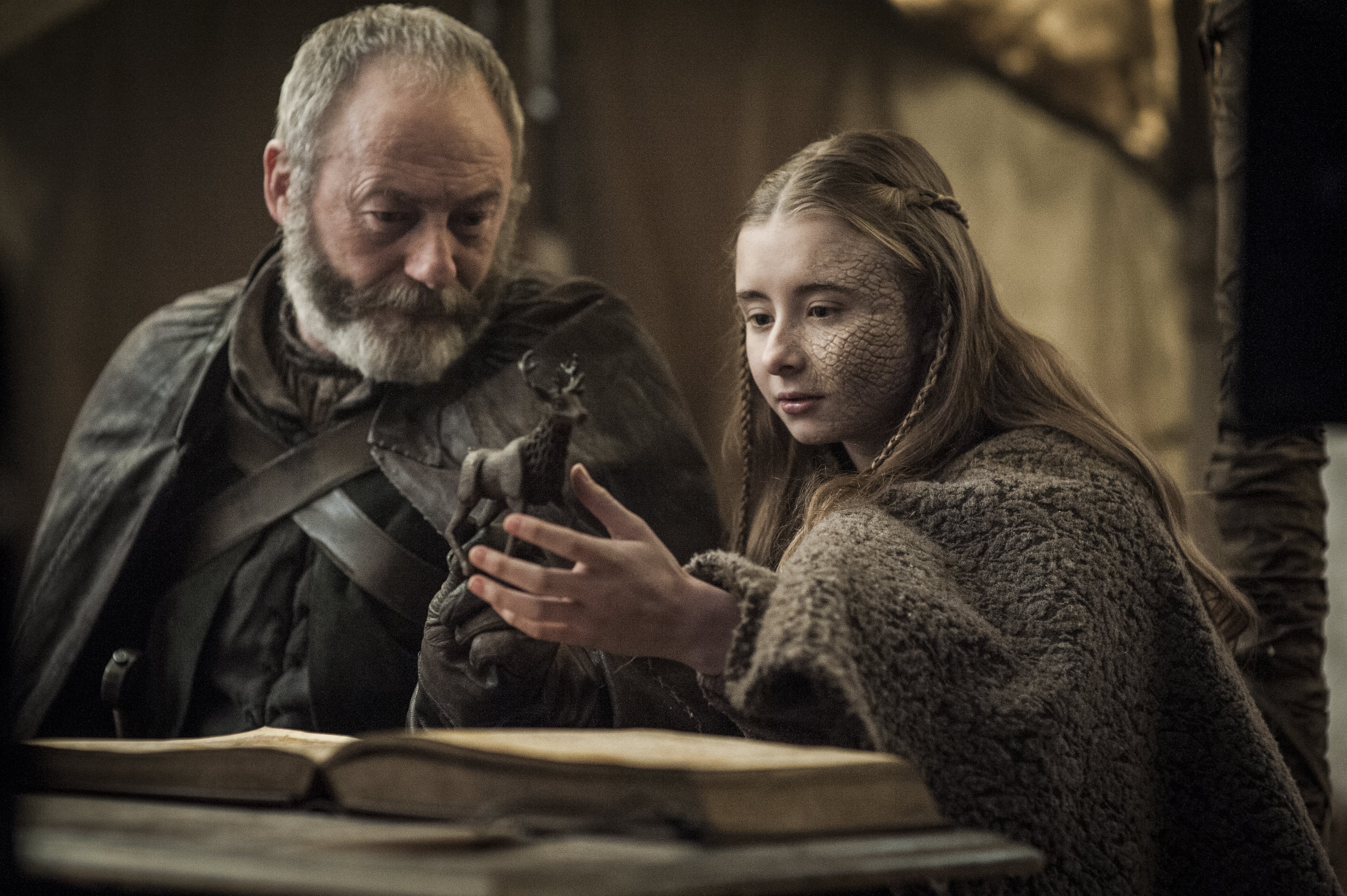 Davos Seaworth Liam Cunningham Shireen Baratheon Wallpaper:4256x2832
