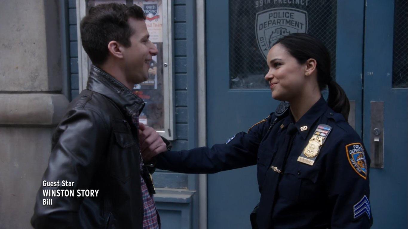 this subreddit needs more peraltiago so here's a cute picture of them holding hands: brooklynninenine