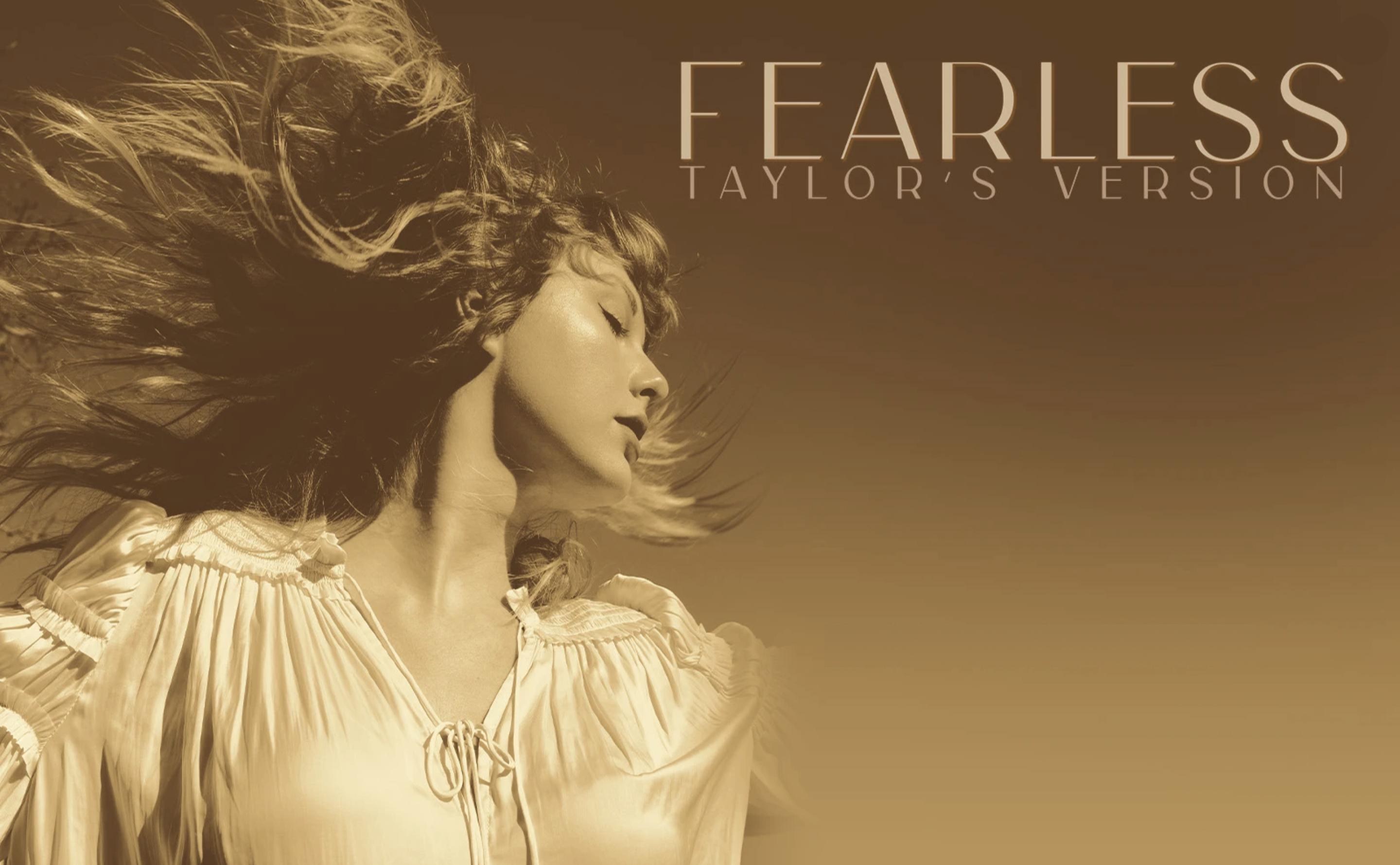 a quick and dirty Fearless (Taylor's Version) desktop wallpaper!: TaylorSwift