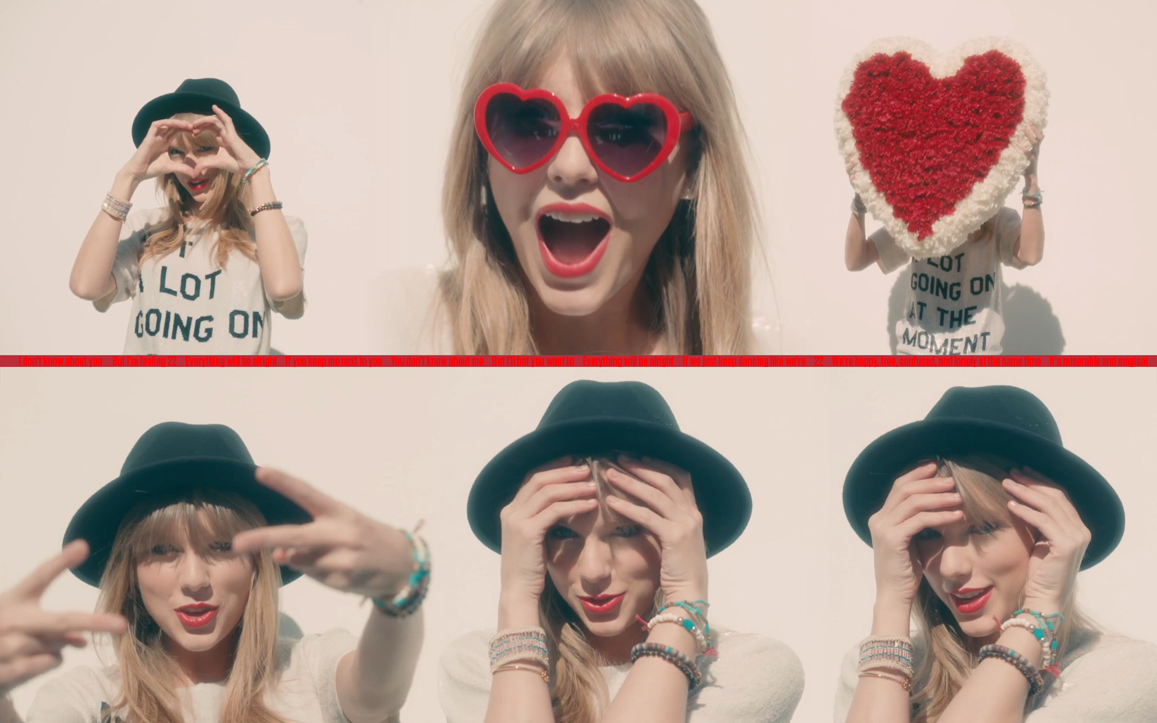 Taylors 22 Song Pic Wallpaper Of Taylor Swift