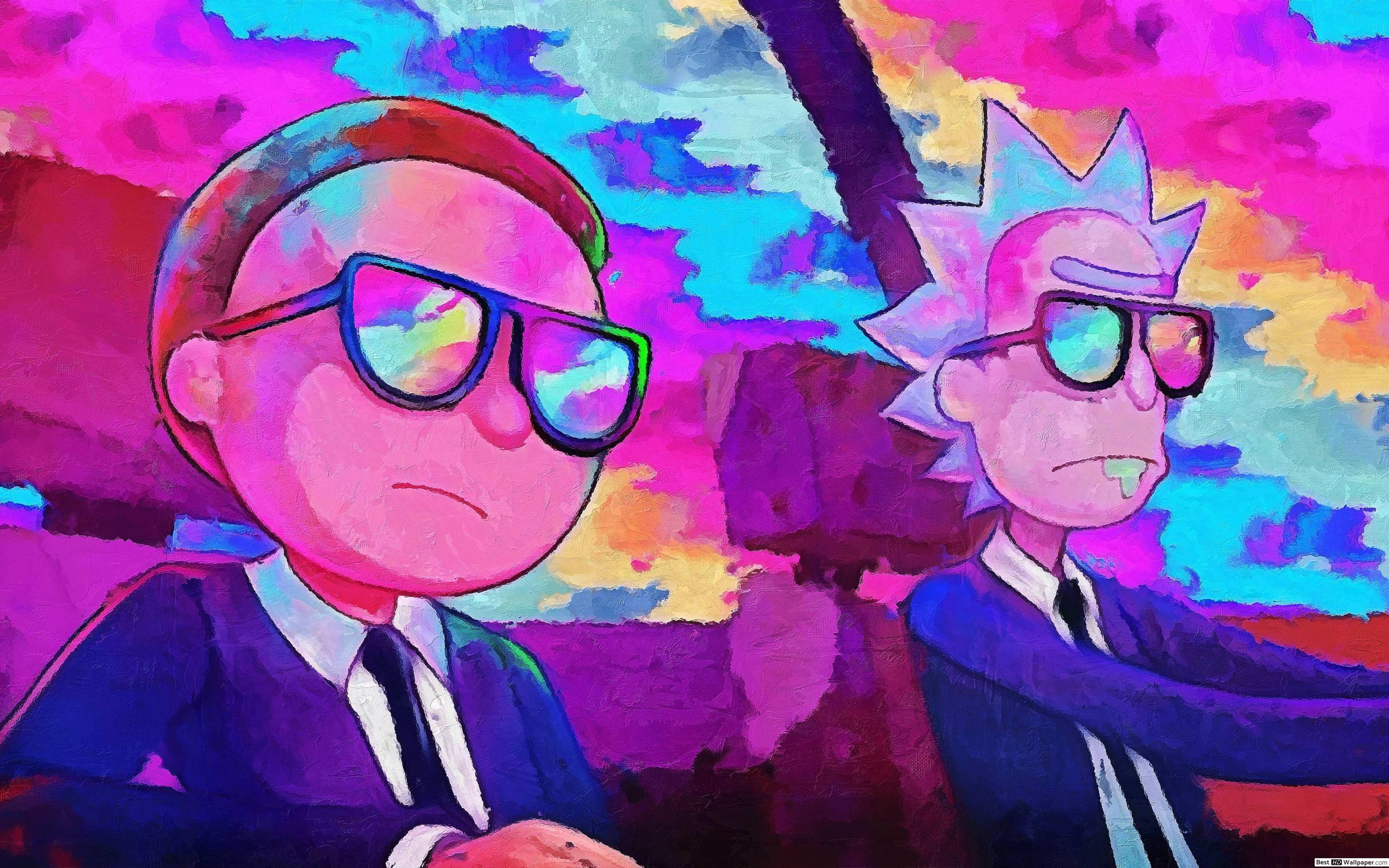 rick and morty team HD wallpaper download