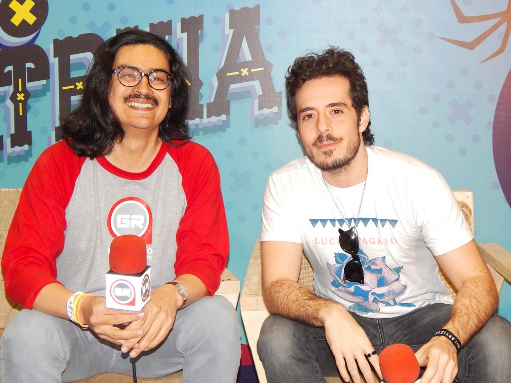José Madero. tras bambalinas en el Festival Indio Catrina 2