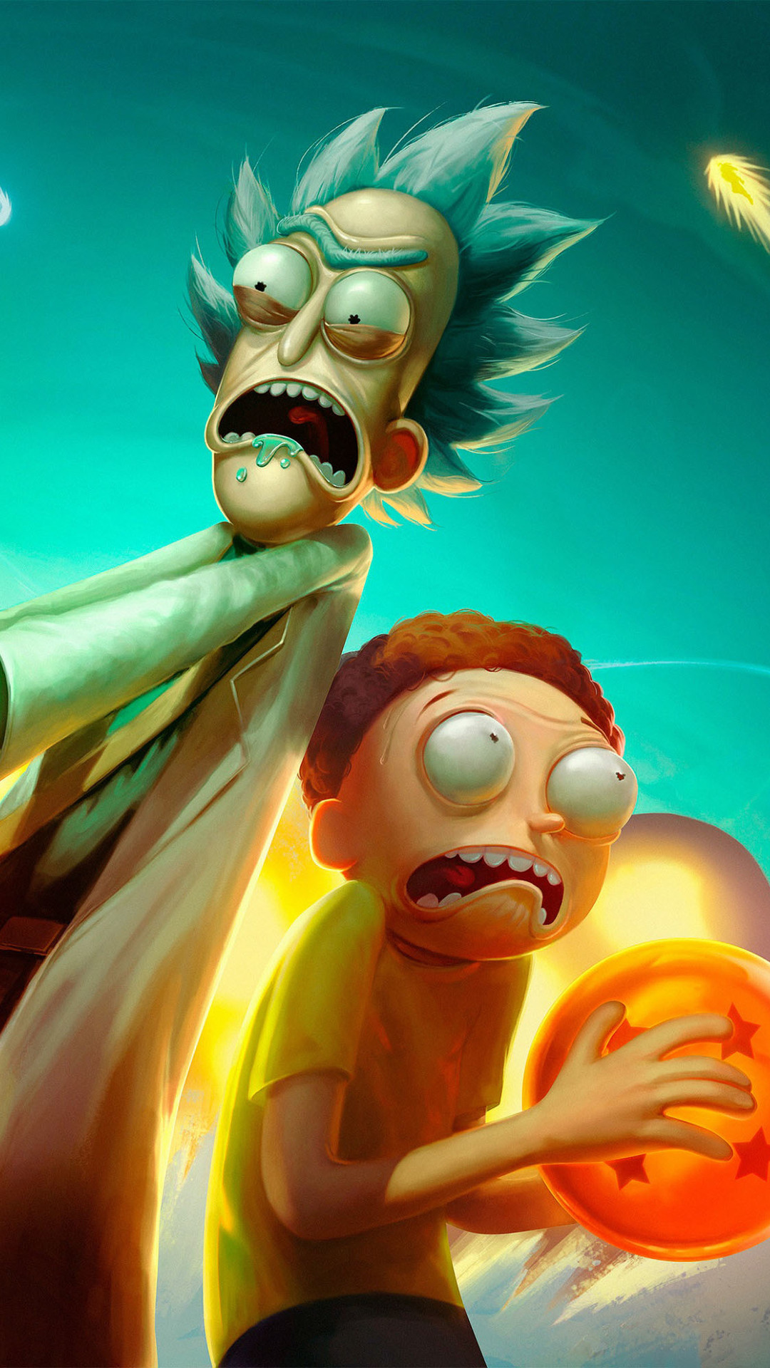 1080x1920 rick, morty, rick and morty, cartoons, tv shows, hd, animated tv series, artist, artwork for iPhone 8 wallpaper