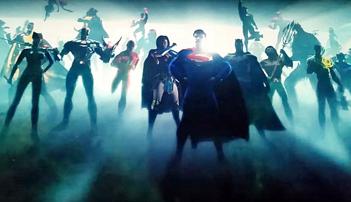 Image Of The New DC Movie Intro Revealed. Movie intro, Justice league, Fun comics