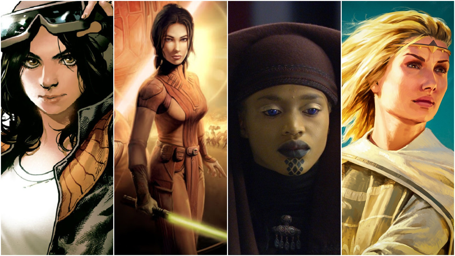 Star Wars Female Characters Wallpapers Wallpaper Cave