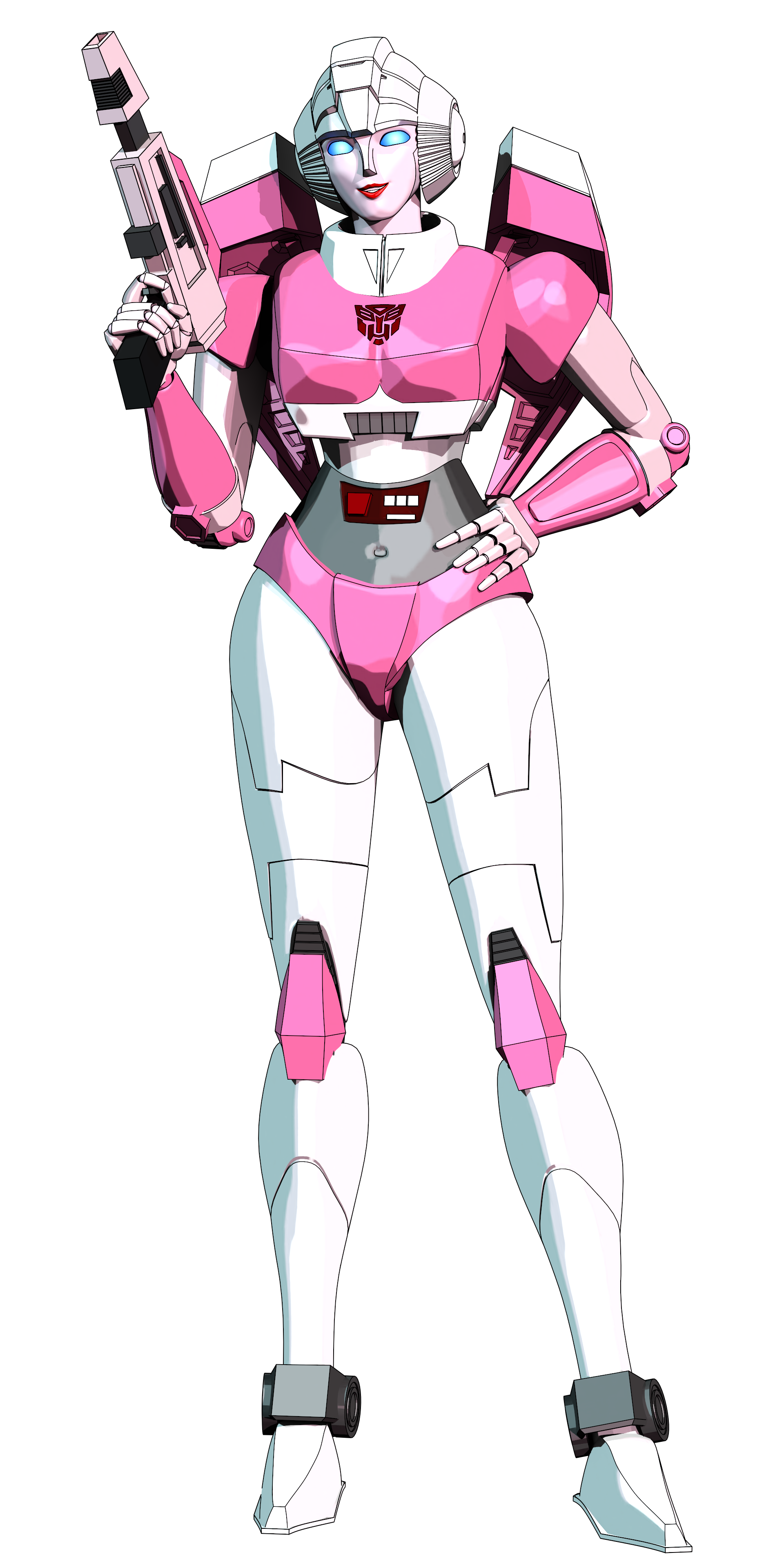 Transformers G1: Arcee 3D model by AndyPurro. Transformers, Transformers girl, Transformers characters