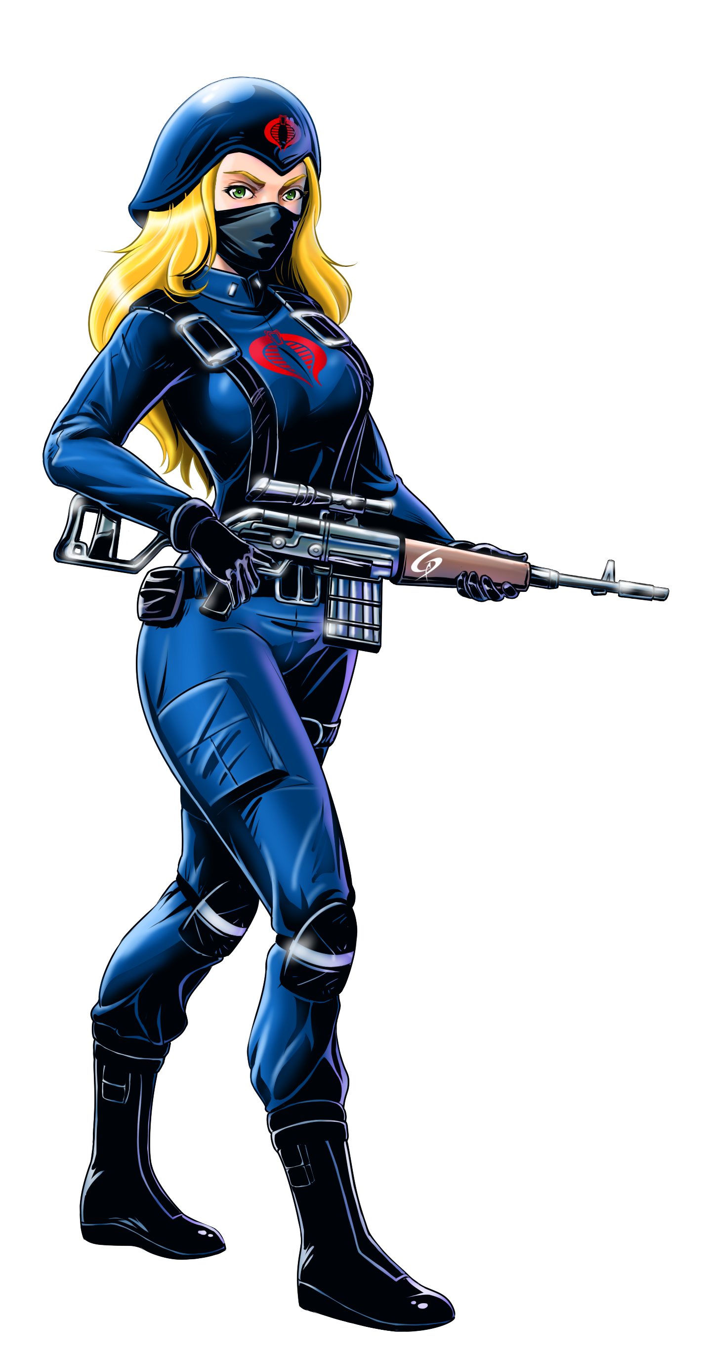 Cobra Female Trooper By Gad By Dreamgate Gad. Character Art, Gi Joe Characters, Gi Joe Cobra