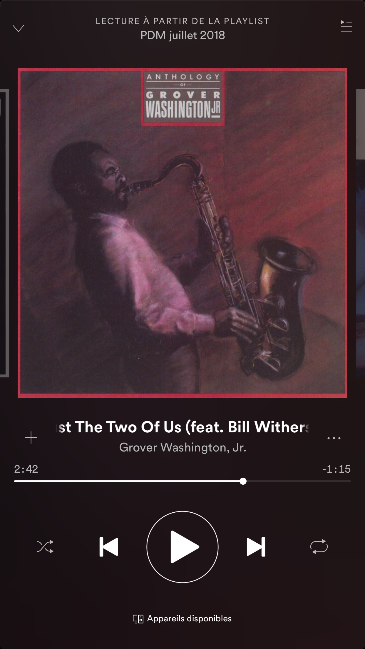 #IG ➡️ Le Petit Déjeuner De Monsieur. Grover Washington, Bill Withers, Two