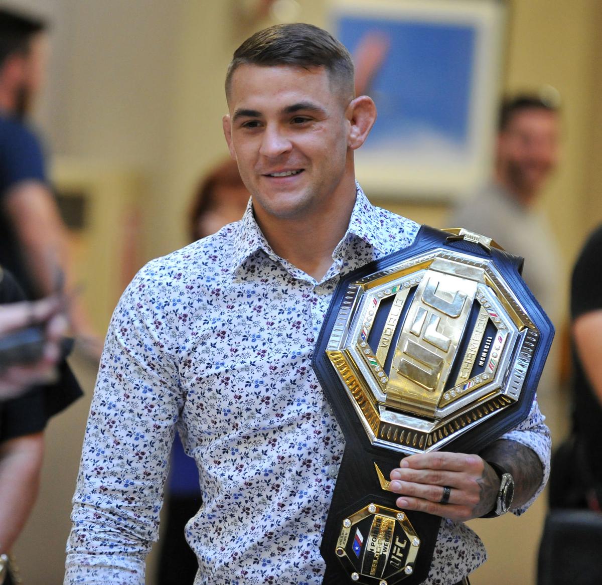 Heart of a champion: Dustin Poirier brings his UFC belt back to Acadiana, gets key to the city