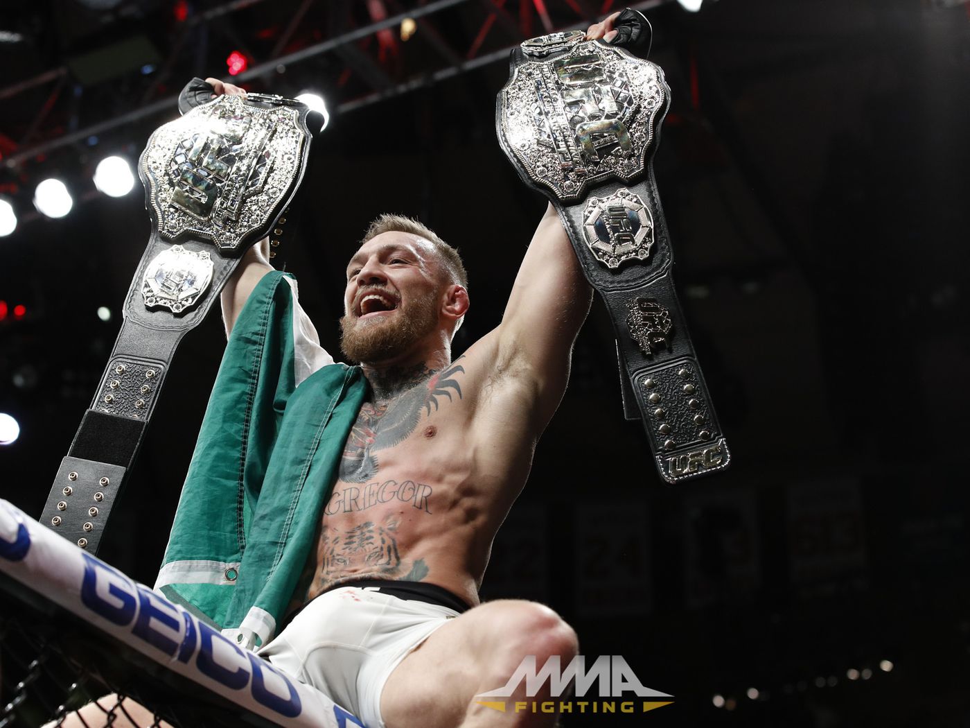 Conor McGregor '100 percent' considers himself the UFC featherweight champion