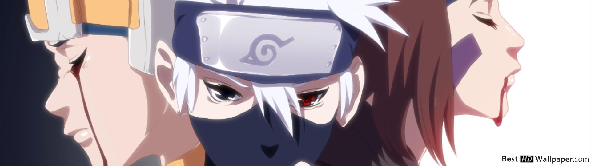 Naruto Shippuden Hatake, Obito Uchiha, Rin Nohara HD wallpaper download