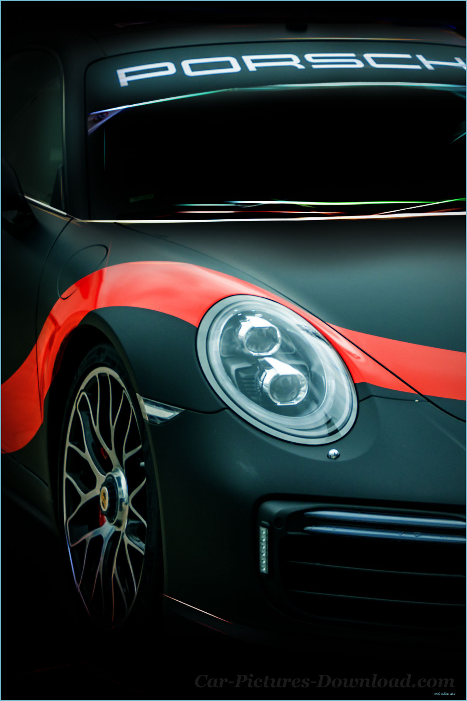 Porsche Black Car Wallpaper Image HD Phone HD Wallpaper Wallpaper iPhone