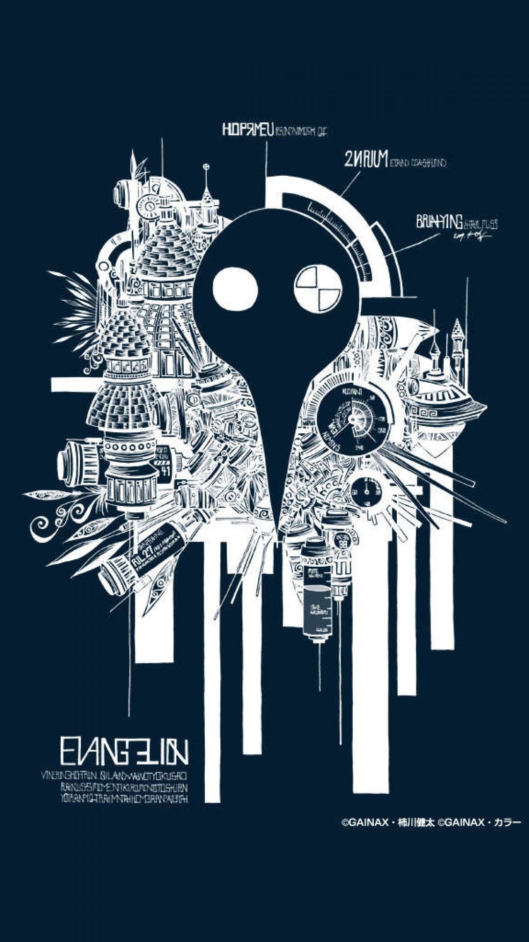 Aesthetic Neon Genesis Evangelion iPhone Wallpaper Wallpaper Portal