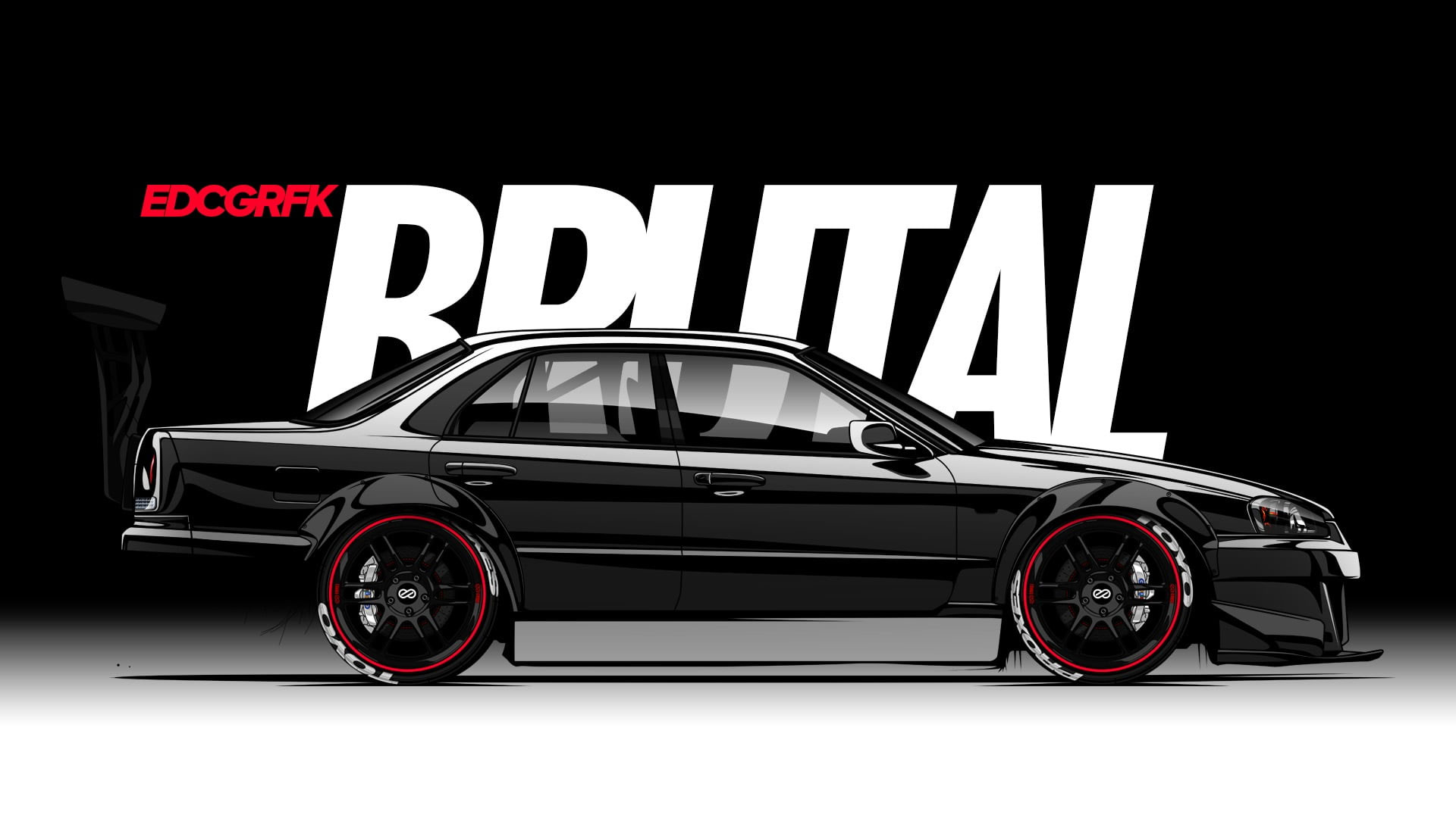 Wallpaper Edc Graphics, Nissan Skyline Er34, Jdm, Japanese • Wallpaper For You HD Wallpaper For Desktop & Mobile