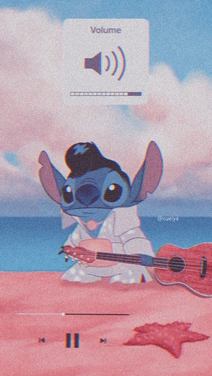 Aesthetic Stitch Disney Wallpaper Free Aesthetic Stitch Disney Background