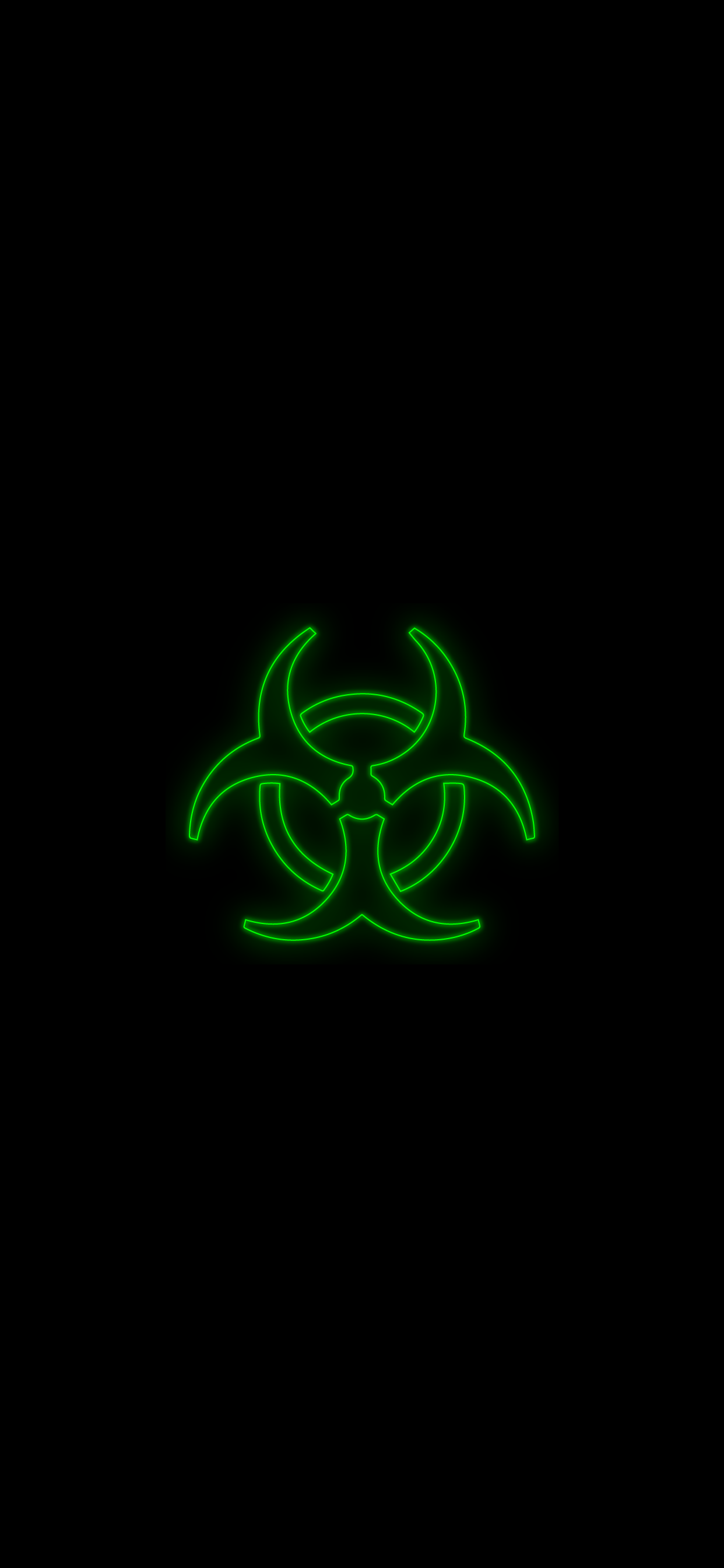 black oled wallpaper, green, symbol, font, technology, logo, graphics, neon, emblem